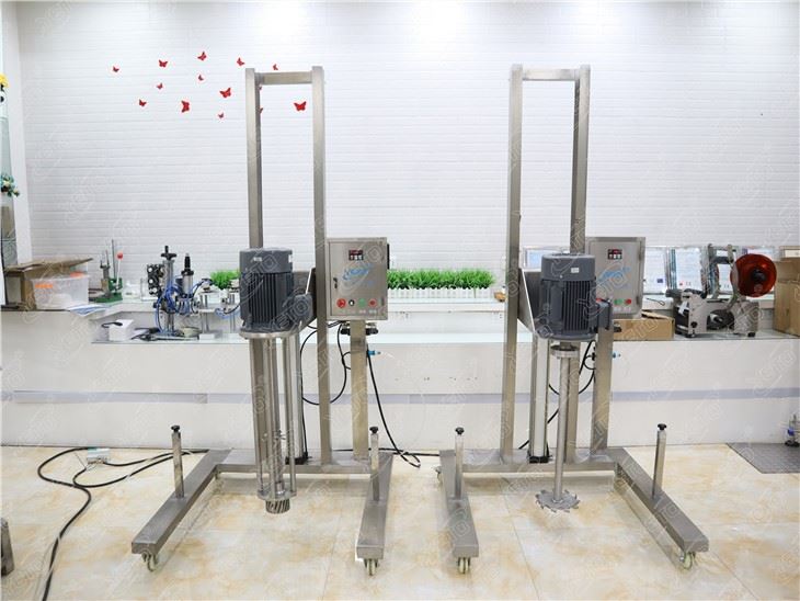 Removable Pneumatic and Electrical Lifting Dispenser Blender for Mixing Oil Paint with Open Mixer Tank